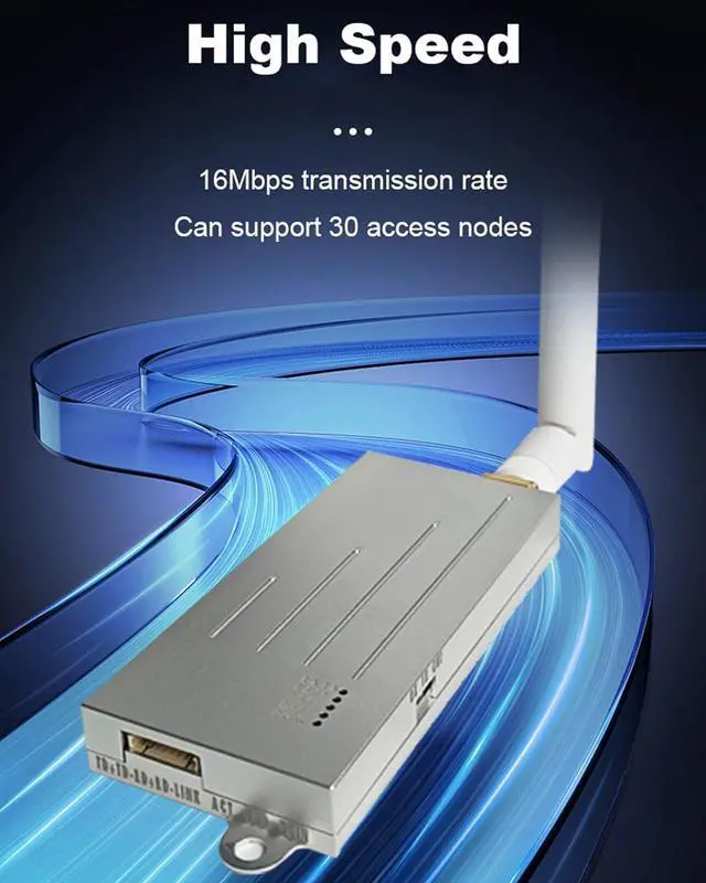 Alt view image 2 of 7 - WiFi HALOW Wireless Bridge Point-to-Point Long Range with 20DBi High-Gain Antenna,2.4G WiFi Bridge Repeater Supports 3KM Outdoor Transmission Distance, Air Ethernet Cable, IEEE 802.11ah