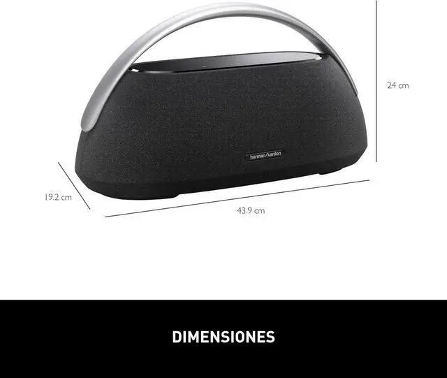Alt view image 3 of 7 - Harman Kardon Go + Play 3 - Portable Bluetooth Speaker - Black