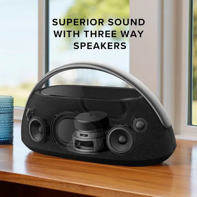 Alt view image 2 of 7 - Harman Kardon Go + Play 3 - Portable Bluetooth Speaker - Black