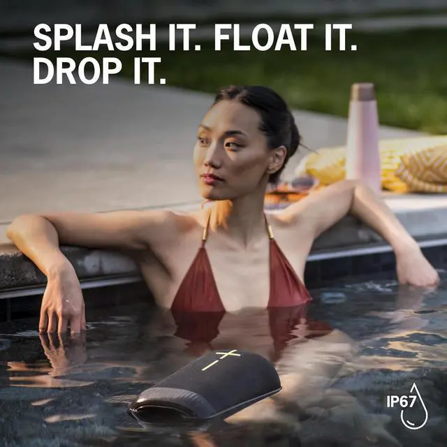 Alt view image 7 of 7 - Ultimate Ears EPICBOOM, Portable Waterproof Bluetooth Speaker, Big Bass, 360-Degree Sound, Wireless Speakers, IP67, 17Hr Battery, USB C - Charcoal Black