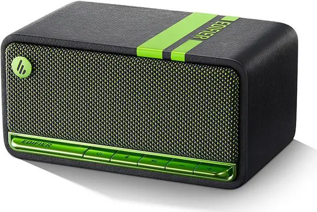 Main image of Edifier MP230 Portable Bluetooth Speaker, Wireless Speaker with Stereo Sound for Outdoor Travel, 10-Hour Playtime, Supports USB Soundcard/Micro SD, 20W RMS - Black Green