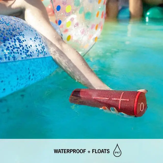 Alt view image 3 of 6 - Ultimate Ears Boom 3 Wireless Bluetooth Speaker, Bold Sound + Deep Bass, Bluetooth, Magic Button, Waterproof, 15 Hours Battery, Range of 150 ft, Night Black