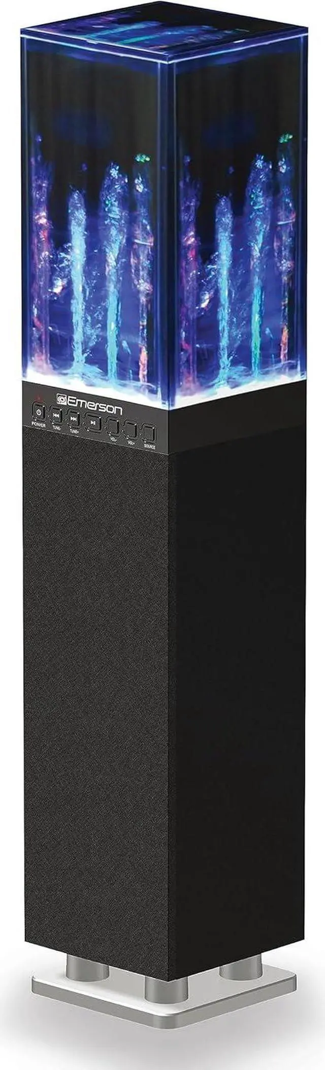 Main image of Emerson EHS-2001 Dancing Water Light Tower Speaker System with Bluetooth and FM Radio, Floor-Standing Wireless Speaker with LED Water Fountain Light Show, Crystal Clear Sound, Bluetooth Streaming
