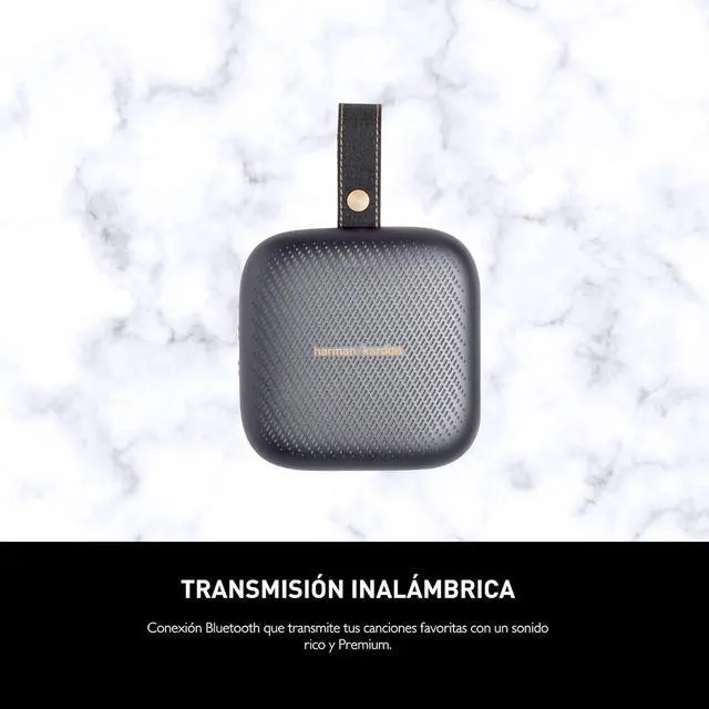Alt view image 4 of 6 - Harman Kardon Neo - Portable Bluetooth Speaker with Strap - Gray