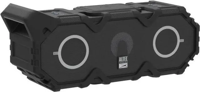 Alt view image 4 of 7 - Altec Lansing Super LifeJacket Jolt - Waterproof Bluetooth Speaker, Durable & Portable with Qi Wireless Charging and Customizable Lights, Wireless Speaker for Travel & Outdoor Use