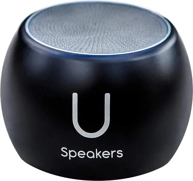 Alt view image 4 of 7 - U Boost Speaker | Stylish Portable Wireless Bluetooth 5.0 with Built-in Subwoofer and Mic | Perfect Mini Speaker for Home, Parties, Travel! Small Device, Rich Sound | Black