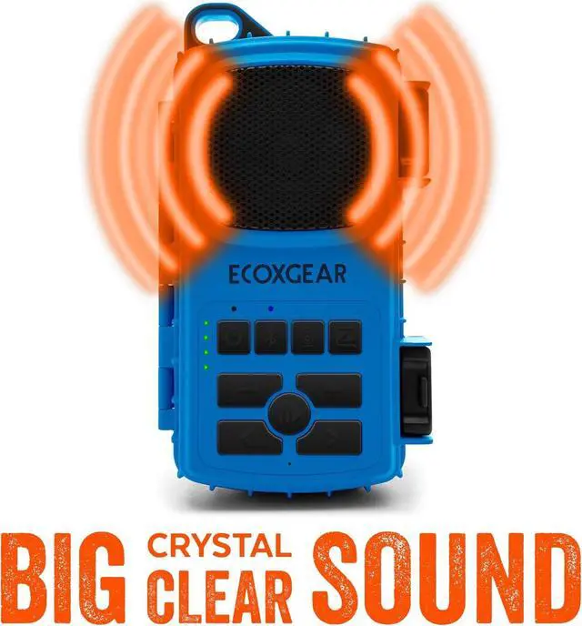 Alt view image 6 of 7 - ECOXGEAR EcoExtreme 2 Dry Box Bluetooth Speaker for Your Smartphone (Blue)