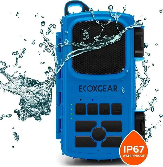 Alt view image 7 of 7 - ECOXGEAR EcoExtreme 2 Dry Box Bluetooth Speaker for Your Smartphone (Blue)