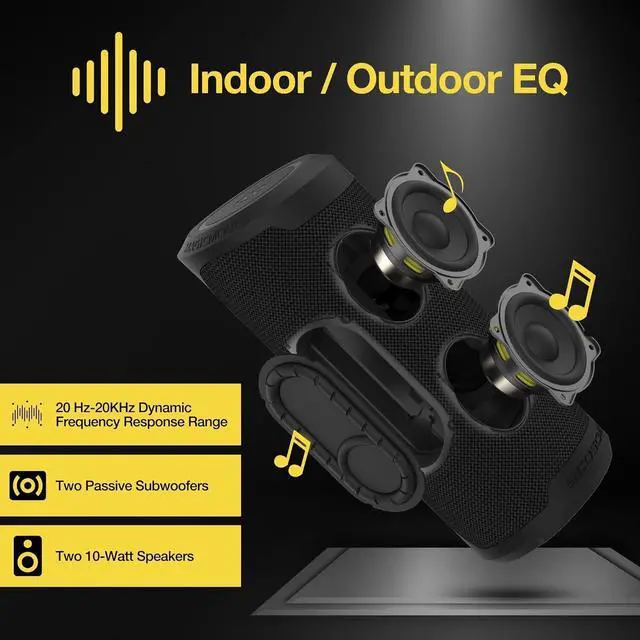 Alt view image 6 of 7 - Scosche BTMSMSC1 BoomBottle MS MagSafe Magnetic Bluetooth Speaker - Portable Wireless Magnetic Speakers for Devices, Bikes, Golf Carts, and More - Waterproof speaker with Integrated MagicMount - Black