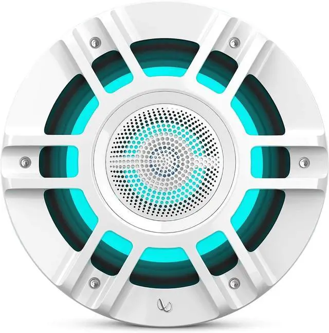 Alt view image 5 of 7 - Infinity KAPPA8130MAM - Kappa Marine KAPPA8130M White 8" Premium 3-Way RGB LED Convertible Speakers