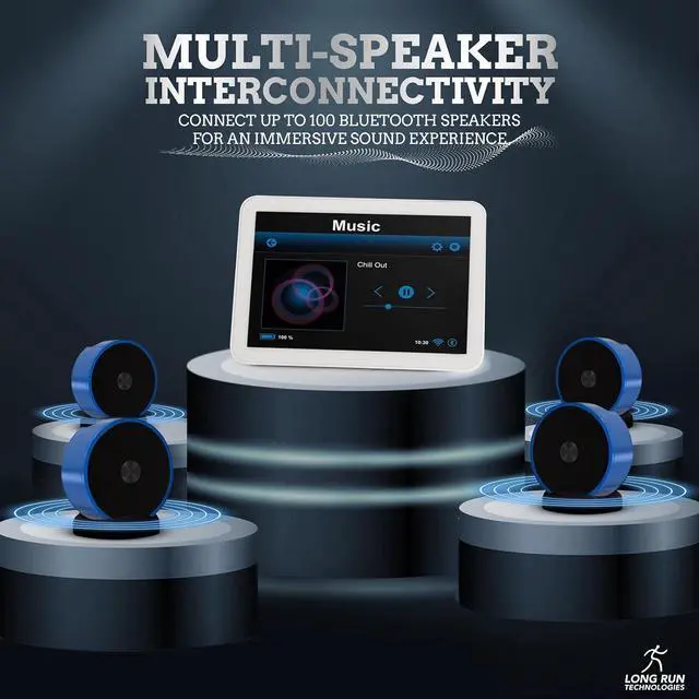 Alt view image 2 of 7 - Paired Bluetooth Speakers - Surround Sound Stereo Pairing Linkable for Home TV Car
