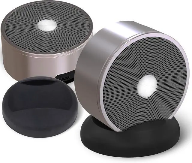 Main image of Stereo Bluetooth Speakers - Wireless Computer Speaker for Desktop Laptop PC for Boys & Girls Sister Brother Mom & Dad - Bluetooth Stereo Speakers Home Theater Gaming Rose Gold
