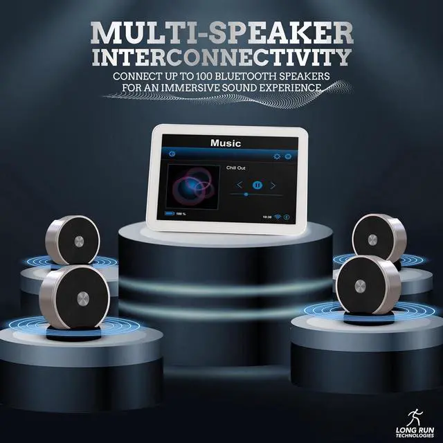 Alt view image 2 of 7 - Stereo Bluetooth Speakers - Wireless Computer Speaker for Desktop Laptop PC for Boys & Girls Sister Brother Mom & Dad - Bluetooth Stereo Speakers Home Theater Gaming Rose Gold