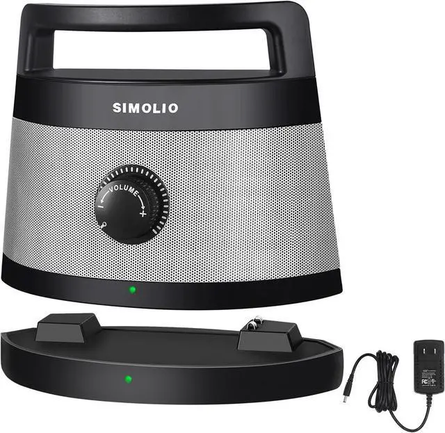 Main image of SIMOLIO TV Speakers for Hard of Hearing, Portable, Assistive, Clarifying Dialog Wireless Speakers for TV for Seniors & Elderly, Connect to Optical/RCA/Headphone Ported Television, No Delay, 621D