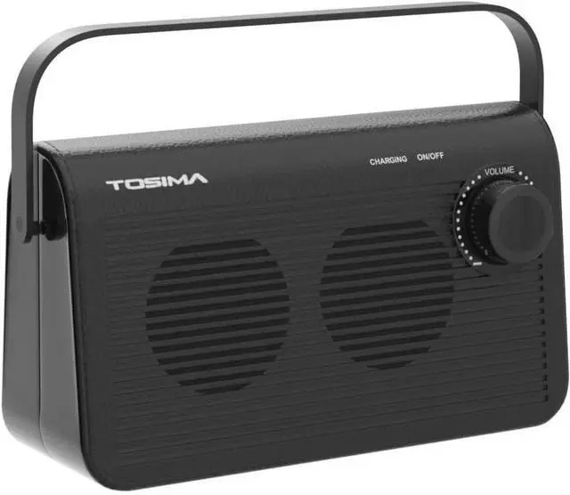 Alt view image 4 of 7 - Tosima TV-9000 Wireless TV Speaker,Portable TV Speaker for Hard of Hearing and Elderly, 2.4G RF Transimitter 30M/100Ft Range, 1000mAh Rechargable Battery,Compatible with All Audio Devices