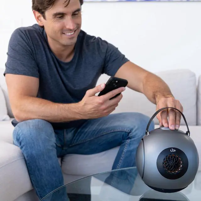 Alt view image 2 of 7 - UB+ dB1 doubleBASS Waterproof Bluetooth Speaker White | 40W Hi-Fi Sound with Deep Bass, 20H Playtime, IPX5 & TWS Pairing (Satin Metallic Grey)