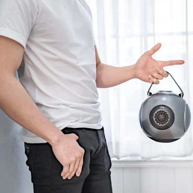 Alt view image 4 of 7 - UB+ dB1 doubleBASS Waterproof Bluetooth Speaker White | 40W Hi-Fi Sound with Deep Bass, 20H Playtime, IPX5 & TWS Pairing (Satin Metallic Grey)