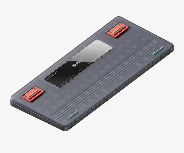 Alt view image 7 of 7 - nuphy Air75 V2 Portable 75% Mechanical Keyboard,Wireless Keyboard,Supports Bluetooth/2.4G/USB-C RGB Gaming Keyboards,Compatible with Windows/Mac OS/Linux Systems Grey-Gateron Wisteria Switch