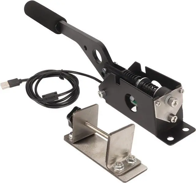 Main image of Zopsc 64 Bit USB PC Handbrake, PC Racing Game USB Handbrake for G27 G29 G920 G923 T500 T300, 51in USB Cable Simulate Linear E Handbrake for Racing Games [video game]