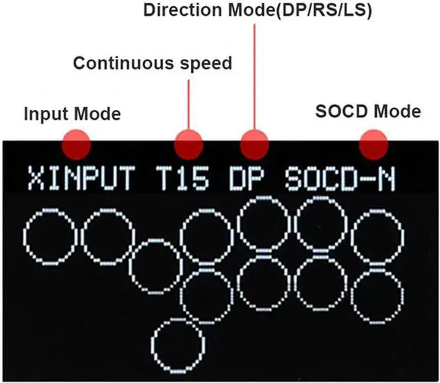 Alt view image 5 of 7 - WASD GP2040 CE Fightstick Keyboard Gaming Cherry MX