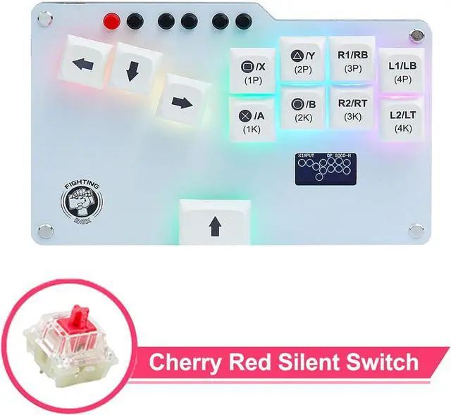 Alt view image 4 of 7 - WASD GP2040 CE Fightstick Keyboard Gaming Cherry MX