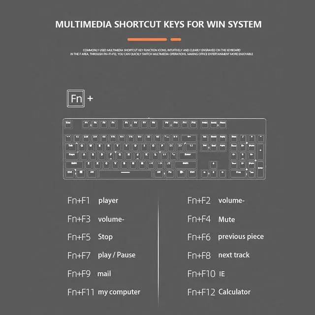 Alt view image 6 of 6 - LJFLI Gaming Keyboard Mechanical Wired E-Sports Game Green axis Office Computer Keyboard