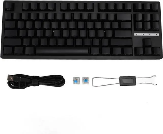 Main image of Gaming Keyboard, RGB Backlit 87 Keys 3.0 5.0 Type C Wired Blue Switch Mechanical Gaming Keyboard for PC Laptop RGB Multiple Lighting Modes