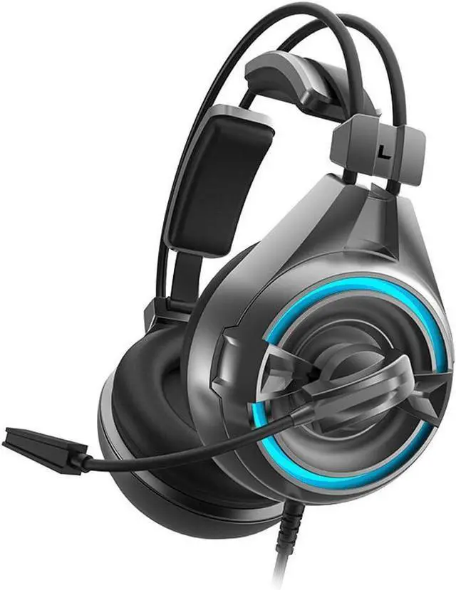 Main image of Earphones A6 Gaming Headphones for Computer PC Games Wired Earphone LED Bass Gaming Headset with Microphone Earbud Headphones