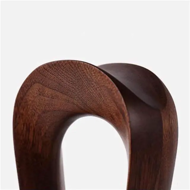 Alt view image 3 of 6 - Headphone Holder Headphone Stand, Walnut Wood Headphone Stand Headset Holder for Desk, Support Dual Headsets Suspension for PC Gaming, Office Headset Stand (Color : 1)