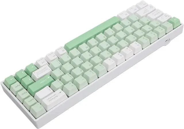 Alt view image 7 of 7 - Keyboard, 68 Key Mechanical Keyboard, RGB Backlight BT 3.0, 5.0 Type C Red Switch Portable, with Detachable Cable, for 2000 ME XP