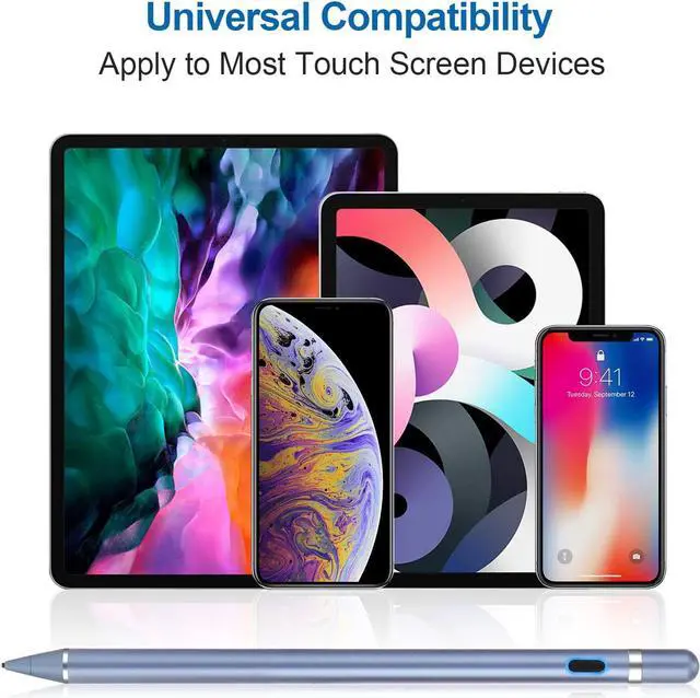 Alt view image 7 of 7 - Active Stylus Pens for Touch Screens Active Pencil Smart Digital Pens Fine Point Stylist Pen Compatible with iPhone iPad /Android Smart Phone&Tablet Writing Drawing by