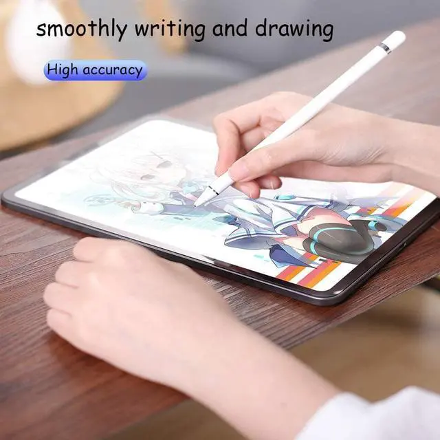 Alt view image 4 of 7 - Active Digital Stylus Pen for Touchscreen Stylus Pencil for  iPad iPad Mini/Pro/Air  iPhone Android and Most Phone & Tablet 1.5mm Fine Point Rechargeable Pens - White
