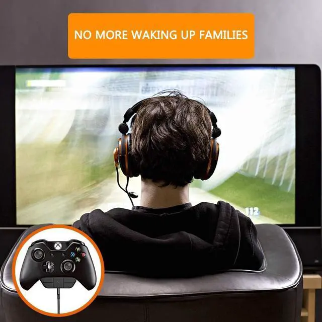 Alt view image 6 of 7 - Bosmarlin Stereo Headset Adapter for Xbox One Controller & Xbox Series X|S Controller/Adjust Audio Balance (Game Sound & Voice Chat), Volume, Mic Directly