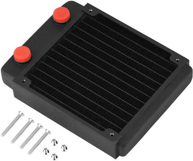 Main image of Copper Radiator, Black Liquid Heat Exchanger Heat Sink, Computer Water Cooling Kit, High Grade Copper, Antioxidant, TSRP-BP120