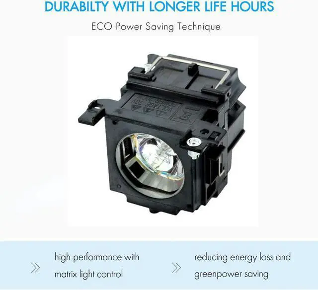 Alt view image 3 of 7 - AWO DT00751 / 78-6969-9875-2 / RLC-017 Replacement Lamp Bulb with Housing for HITACHI CP-HX2076,HX-3180,CP-X260,CP-X265,CP-X267,CP-X268,CP-X268A,PJ-658 for 3M CL60X,X62,X62w for VIEWSONIC PJ658