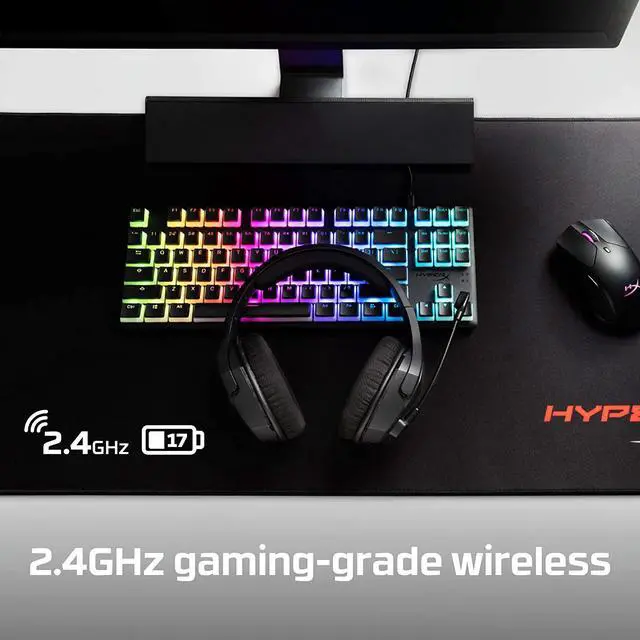 Alt view image 2 of 7 - HyperX Cloud Stinger Core - Wireless Gaming Headset, for PC, 7.1 Surround Sound, Noise Cancelling Microphone, Lightweight