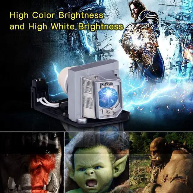 Alt view image 4 of 7 - BL-FU190E Replacement Projector Lamp with Housing Compatible with OPTOMA HD25e HD131Xe HD131Xw