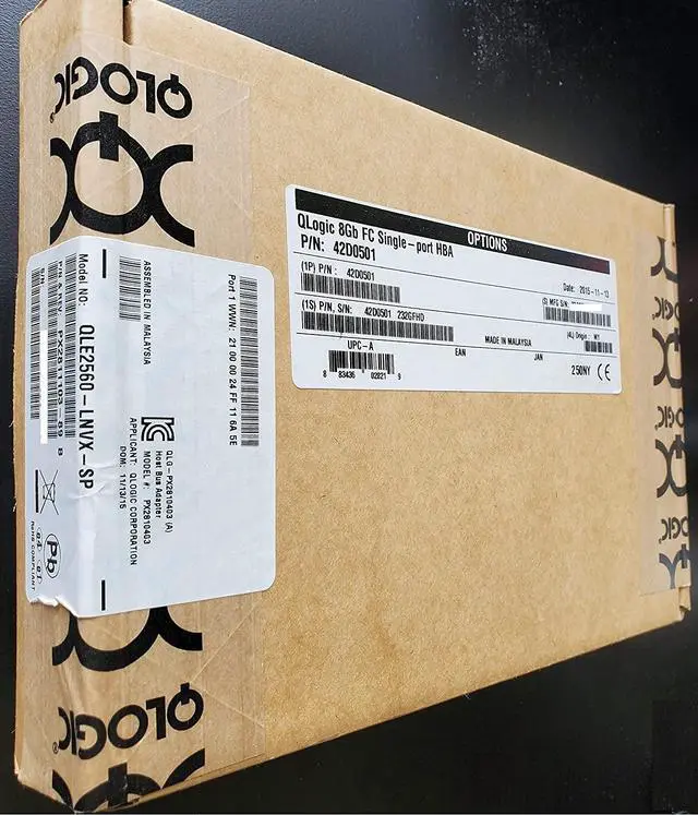 Alt view image 3 of 3 - IBM 42D0485 EMULEX 8GB Fibre-Channel Single-Port HBA for System X P/N: 42D0485