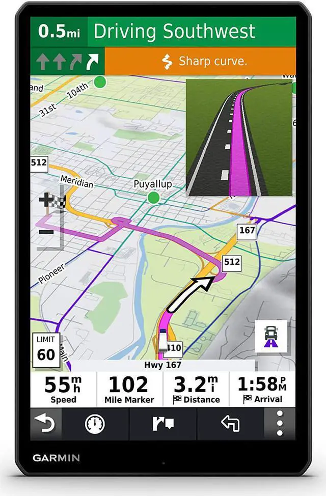 Alt view image 12 of 20 - Garmin dezl OTR1000, 10-inch GPS Truck Navigator  (010-02315-00)