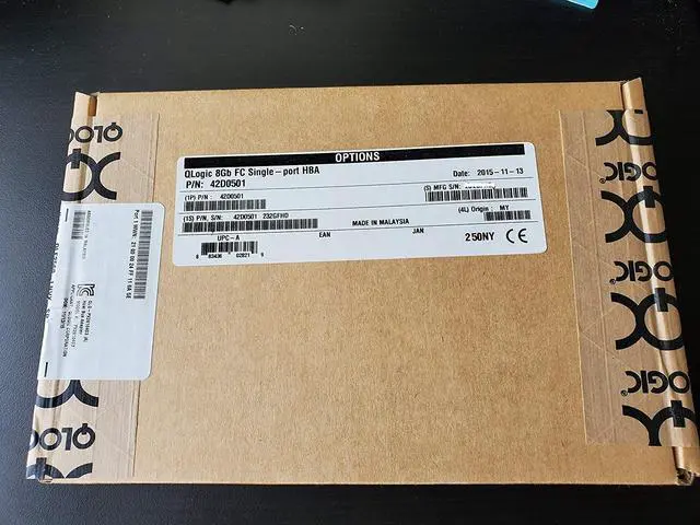 Main image of IBM 42D0485 EMULEX 8GB Fibre-Channel Single-Port HBA for System X P/N: 42D0485