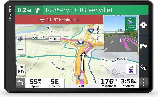 Alt view image 11 of 20 - Garmin dezl OTR1000, 10-inch GPS Truck Navigator  (010-02315-00)