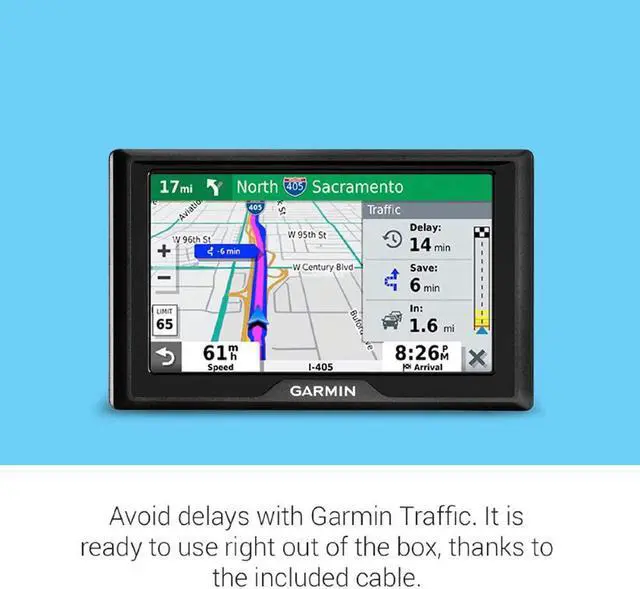 Alt view image 10 of 18 - Garmin DRIVE52LMTS Drive 52 & Traffic With Included Cable