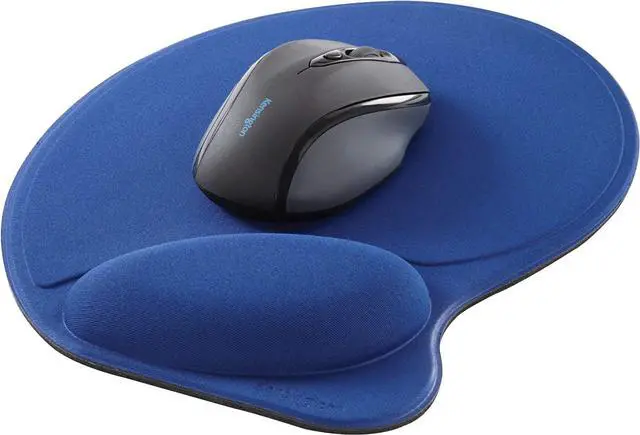 Main image of Wrist Pillow Mouse Pad with Wrist Rest in Blue (L57803US)