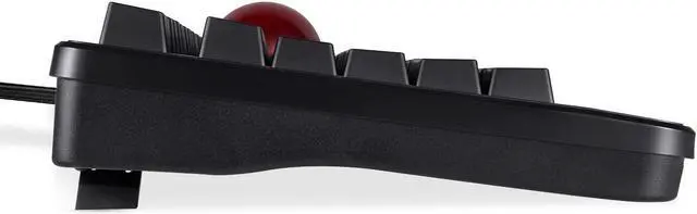 Alt view image 4 of 7 - Perixx Periboard-522 Wired Trackball Mechanical Keyboard, Build-in 2.17 Inch Trackball with Pointing and Scrolling Feature, US English Layout