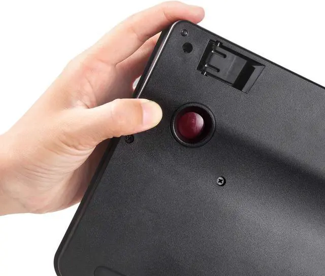 Alt view image 6 of 7 - Perixx Periboard-522 Wired Trackball Mechanical Keyboard, Build-in 2.17 Inch Trackball with Pointing and Scrolling Feature, US English Layout