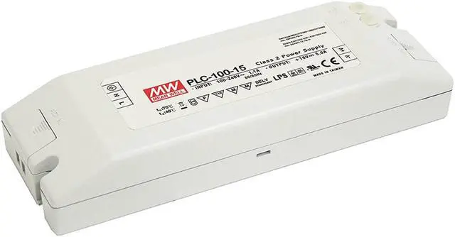 Main image of MW Mean Well PLC-100-15 15V 5A 75W Single Output LED Power Supply with PFC