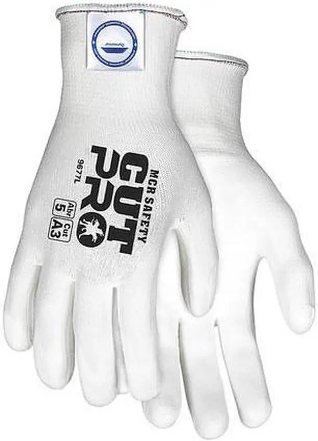 Alt view image 2 of 2 - Coated Gloves, XS, White, PU, PR