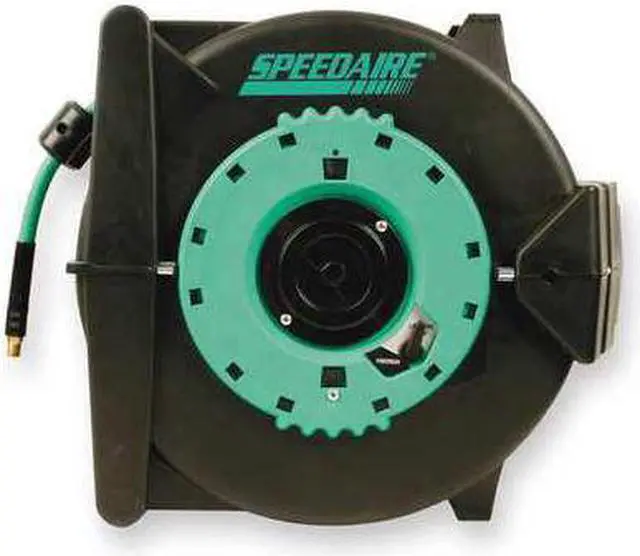 Main image of SPEEDAIRE 2VDF2 Spring Return Hose Reel, 3/8 in Hose Dia., 75 ft Length, 300 psi