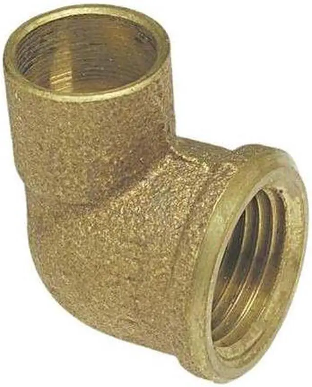 Alt view image 2 of 2 - NIBCO 707-3R-LF 1/2X3/8 Reducing Elbow,90 Deg,1/2 x 3/8 In