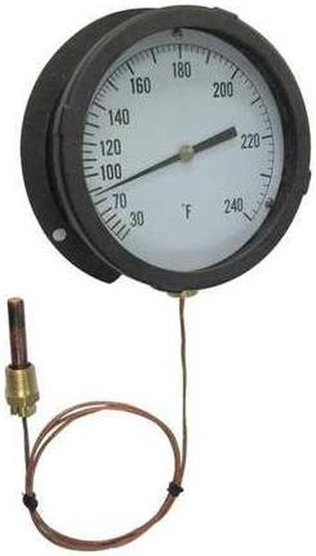 Zoro Select Analog Thermometer, -40 Degrees to 140 Degrees F for